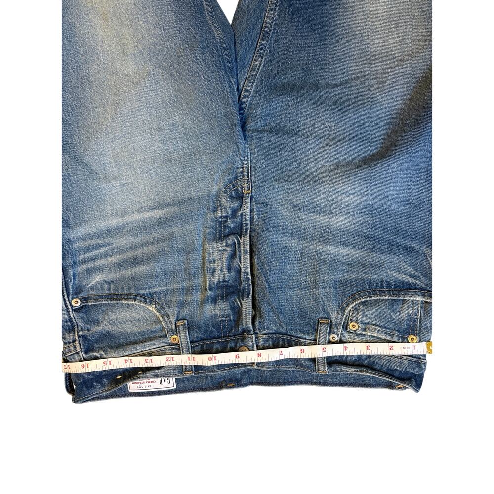 Gap Cheeky Straight High Rise Jeans Blue Sz 31 - Picture 5 of 8